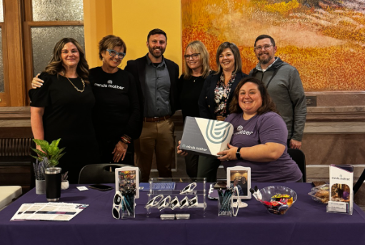 Minds Matter, LLC team poses at Brain Injury Advocacy Day at the Kansas Capitol Building.